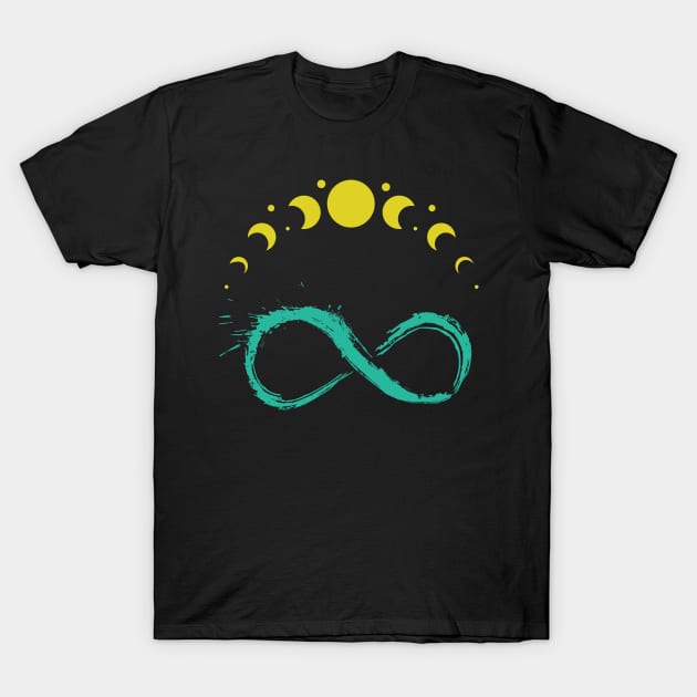 Infinity to the moon T-Shirt by PentJR